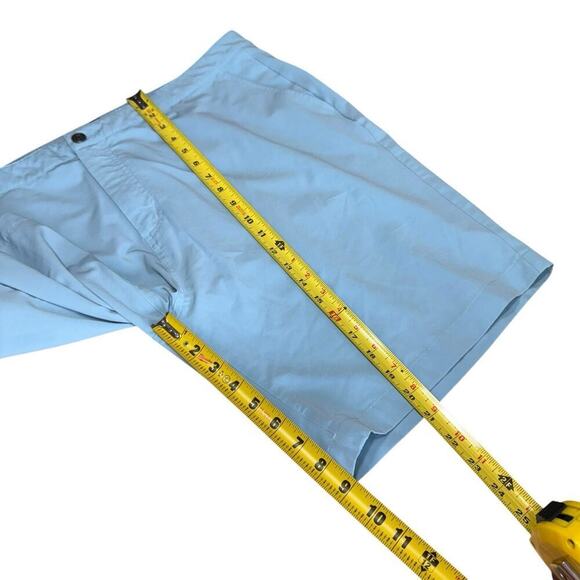Criquet Anytime Shorts Mens 9" Inseam Light Blue Coastal Preppy Prep Sz 38 - Picture 9 of 10